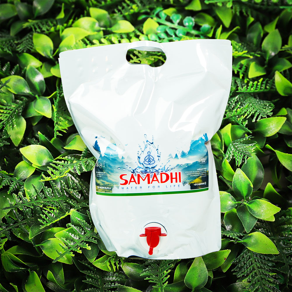 Elastīgais ūdens iepakojums ar dozatoru